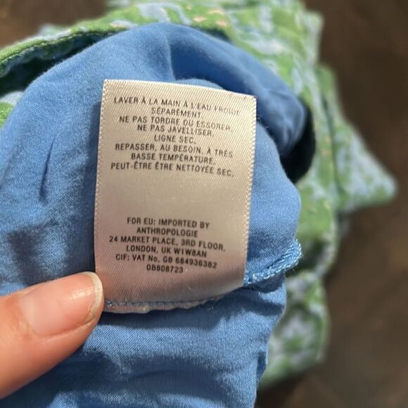 Anthropologie Nepal Botanical ETT: TWA SIMONE TIERED SHORTS Sz- Small - Picture 8 of 9